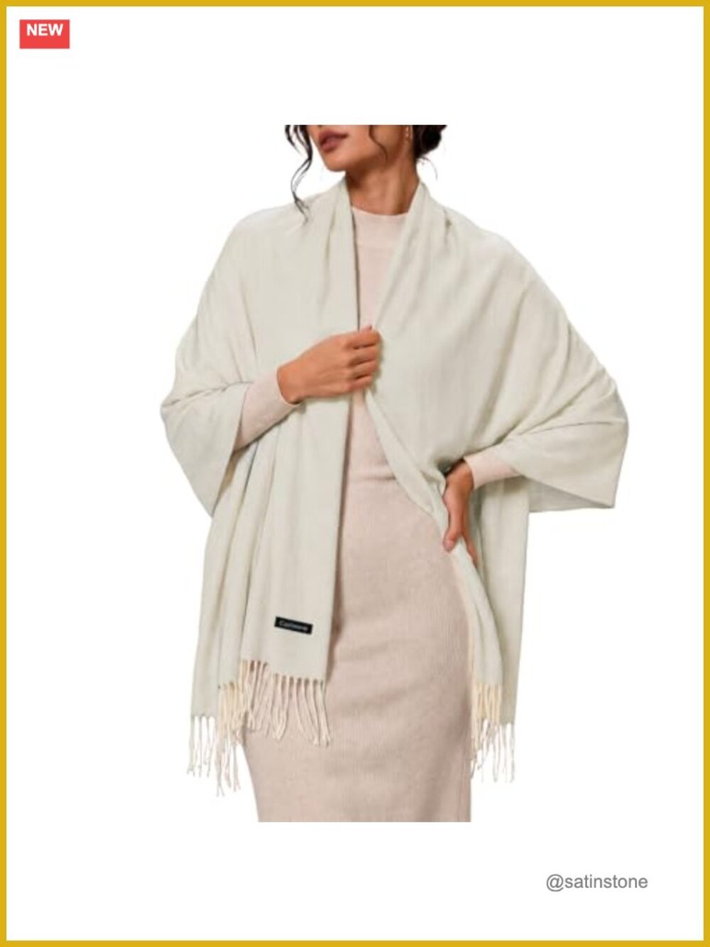 Women's Pashmina Shawl Wrap Evening Dress Scarf Wedding Bridal Lightweight Soft